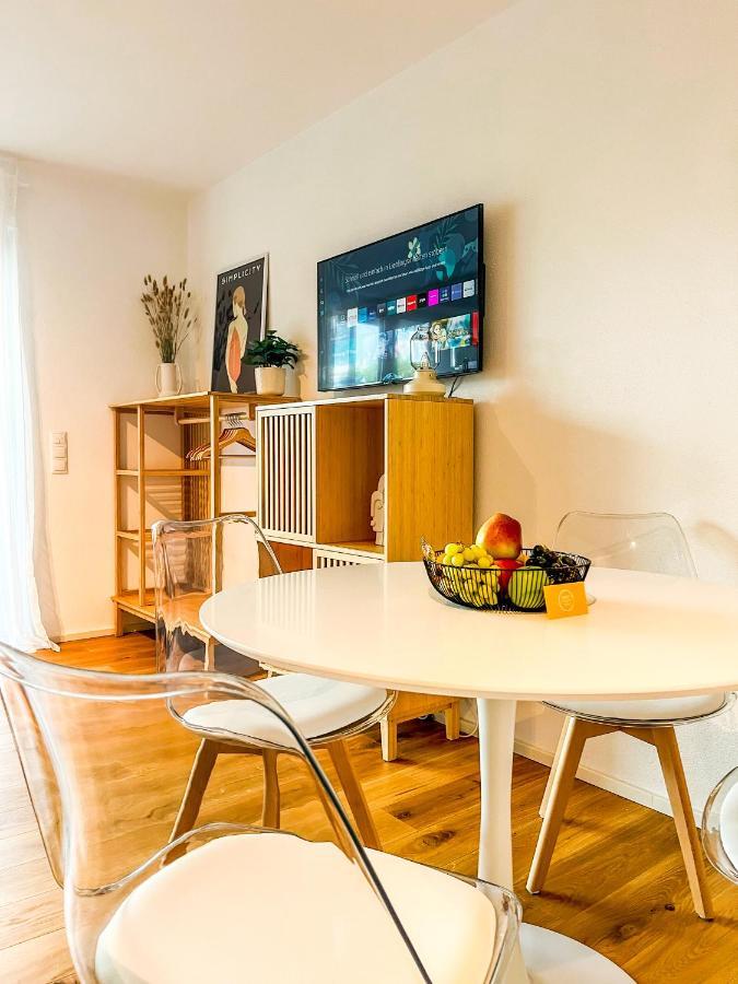 Sunset Club - Kueche - Balkon - Parken Apartment Memmingen